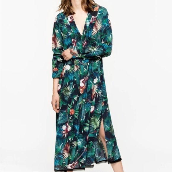 Zadig & Voltaire Roux Jungle Dress long size S excellent condition - Picture 2 of 5